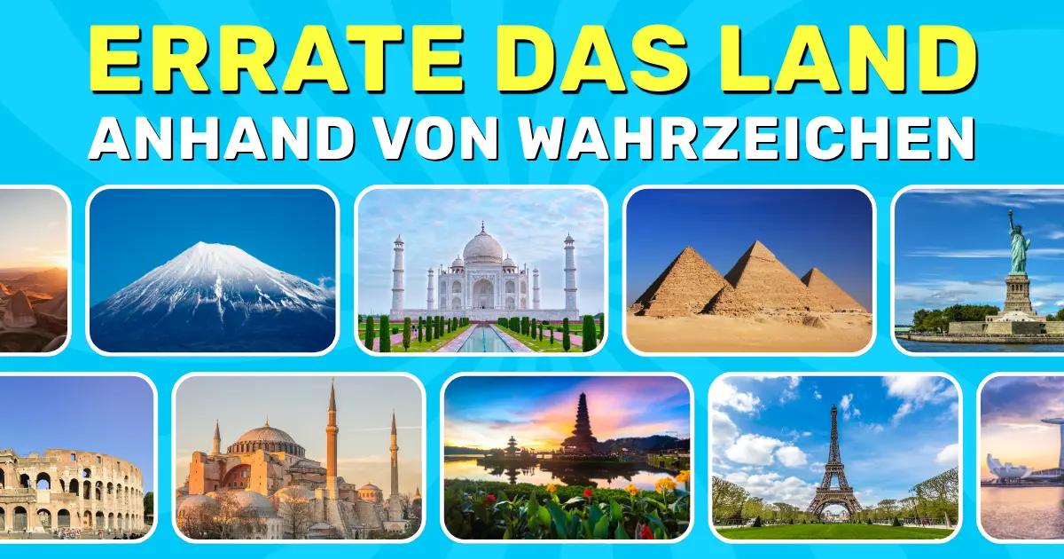 Welt-Länderquiz nach Sehenswürdigkeiten