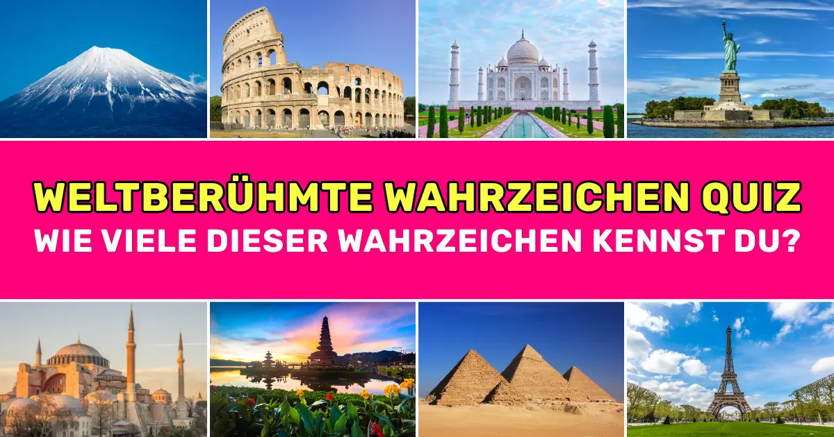 Welt-Sehenswürdigkeiten-Namensquiz