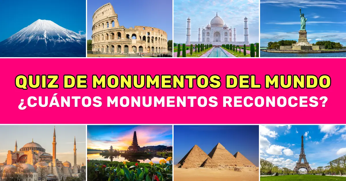 Quiz mundial de nombres de monumentos