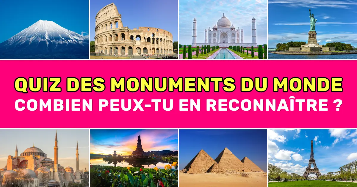 Quiz mondial des noms de monuments
