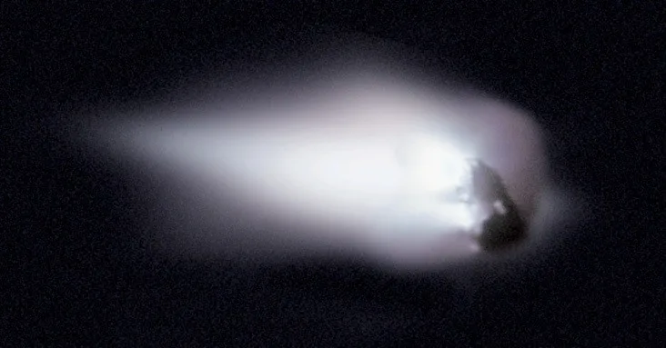 Observation image of Halley's Comet