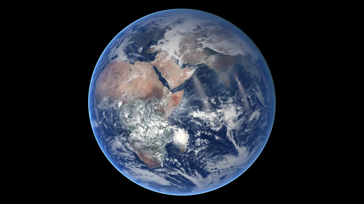 Observation image of Earth