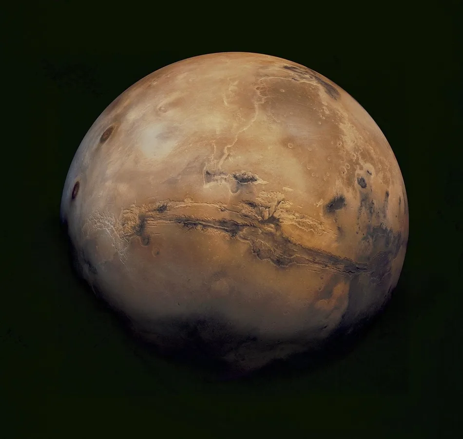 Observation image of Mars