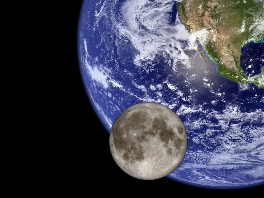 Observation image of Moon