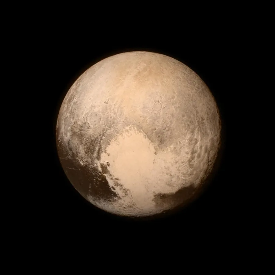 Observation image of Pluto