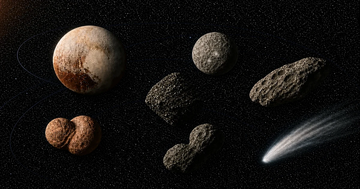 Dwarf Planets & Small Bodies - 3D Solar System Game