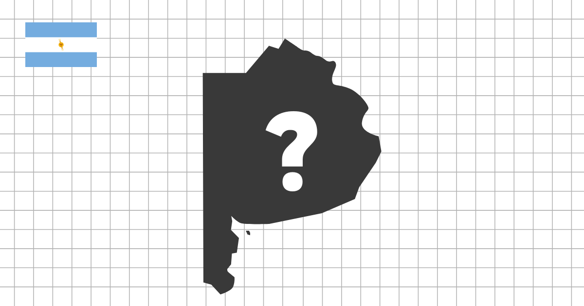 Quiz des formes des provinces d’Argentine